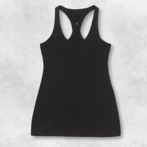 Lululemon Racerback Tank Top Moisture Wicking Lightweight Tight Fit Black US S